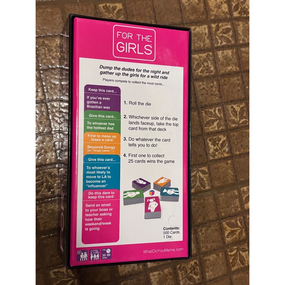 For The Girls Adult Party Game What Do You Meme Bachelorette Girls Night Out - Picture 2 of 4
